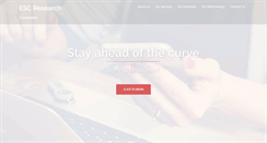 Desktop Screenshot of esc-research.com